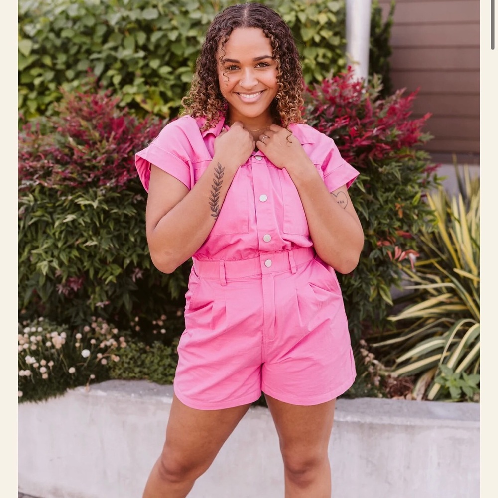 Bubblegum Pink Romper